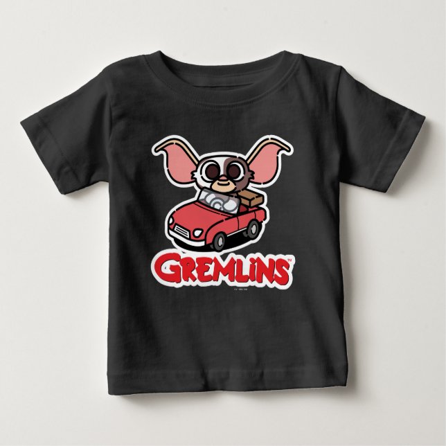 Camiseta Para Bebê Gizmo | Controlador cômico cônico (Frente)