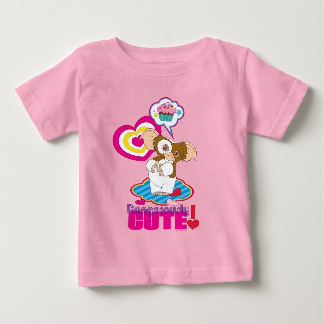 Camiseta Para Bebê Gizmo | Cute perigoso (Frente)