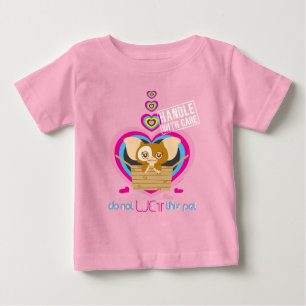 Camiseta Para Bebê Gizmo   Não Molhar Este Pet