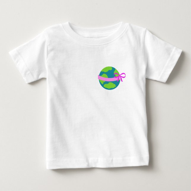 Camiseta Para Bebê Globo (Frente)