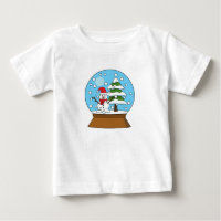 Globo de Neve com Snowman e Pine Tree