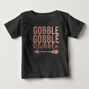 Camiseta Para Bebê Gobble Gobble Cute Baby's 1rua