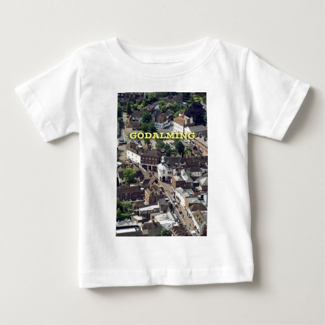 Camiseta Para Bebê Godalming Surrey England (Frente)