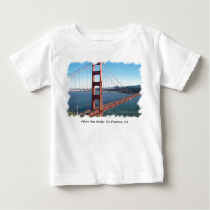 Camiseta Para Bebê Golden gate bridge, San Francisco