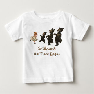 Camiseta Para Bebê GOLDILOCKS E OS TRÊS URSOS - Ursos em jogo