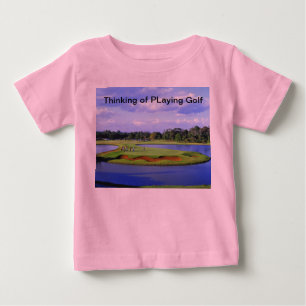 Camiseta Para Bebê Golf Baby T-Shirt