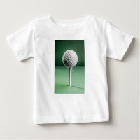 Golf Ball em Tee