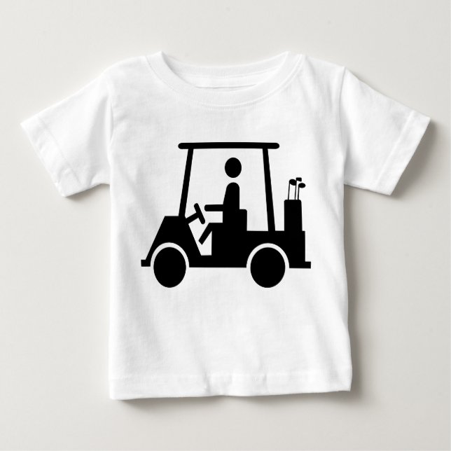 Camiseta Para Bebê Golf Buggy (Frente)