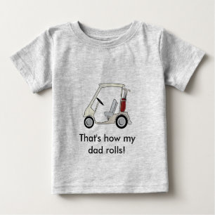 Camiseta Para Bebê golf_cart
