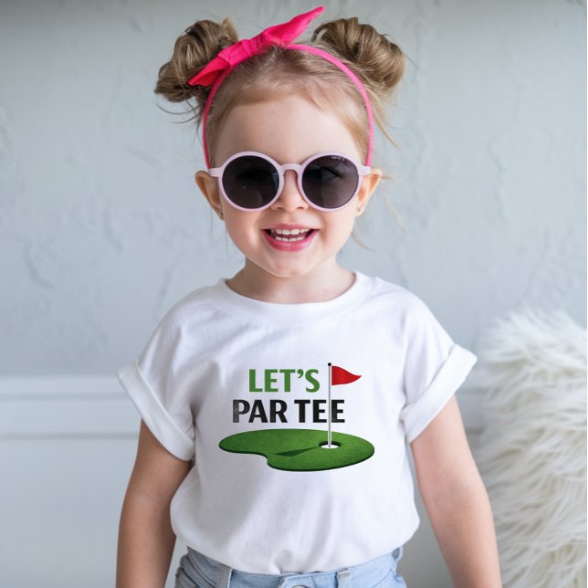 Camiseta Para Bebê Golfe Vamos Par Tee para Golfista (Criador carregado)