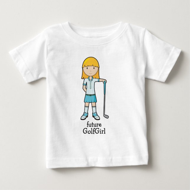 Camiseta Para Bebê GolfGirl (Frente)