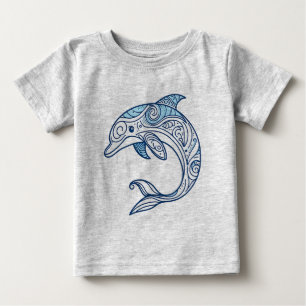 Camiseta Para Bebê Golfinho