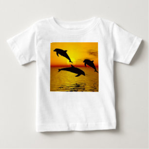 Camiseta Para Bebê golfinho