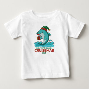 Camiseta Para Bebê Golfinho Através do Cruisemas 2025