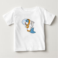 Golfinho como astronauta com fantasia