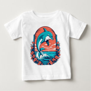 Camiseta Para Bebê Golfinho-doce