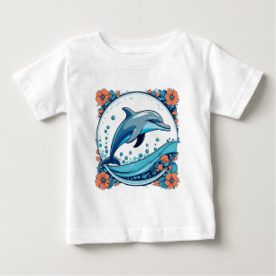 Camiseta Para Bebê Golfinho-doce