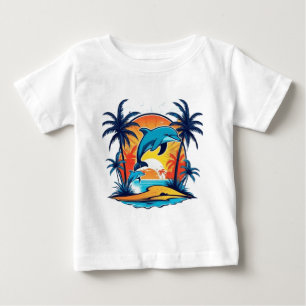 Camiseta Para Bebê Golfinho-doce