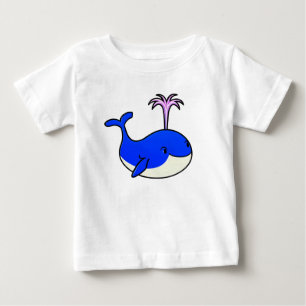 Camiseta Para Bebê Golfo cartunes simpático