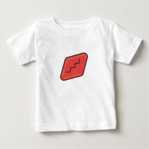 Camiseta Para Bebê goma de vinho