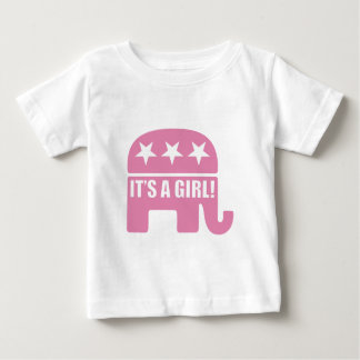 Camiseta Para Bebê GOP "É uma garota" Toddler T-shirts