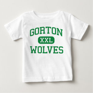 Camiseta Para Bebê Gorton - lobos - segundo grau - Yonkers New York