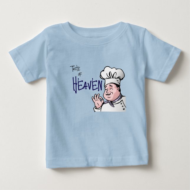 Camiseta Para Bebê Gosto do Céu  (Frente)
