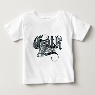 Camiseta Para Bebê Gótico Girl