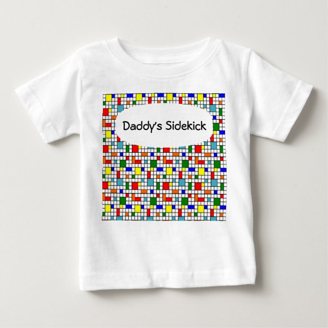 Camiseta Para Bebê Grade Bauhaus (Frente)