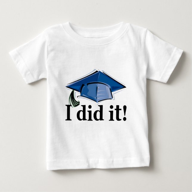 Camiseta Para Bebê Graduação eu fi-la! (Frente)