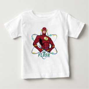 Camiseta Para Bebê Gráfico Atômico Flash de Cartoon