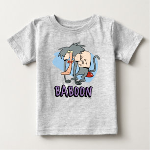 Camiseta Para Bebê Gráfico de Caracteres Baboon I.R.