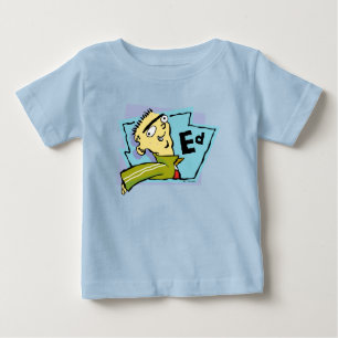 Camiseta Para Bebê Gráfico de Caracteres Ed