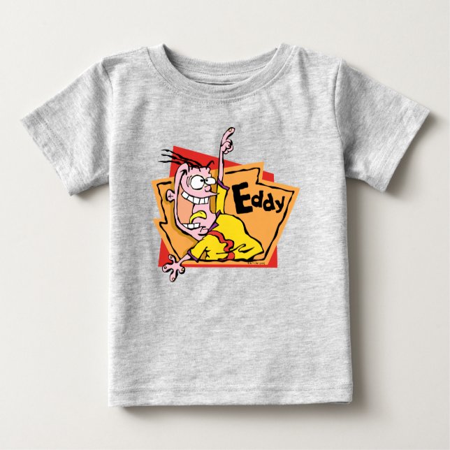 Camiseta Para Bebê Gráfico de Caracteres Eddy (Frente)