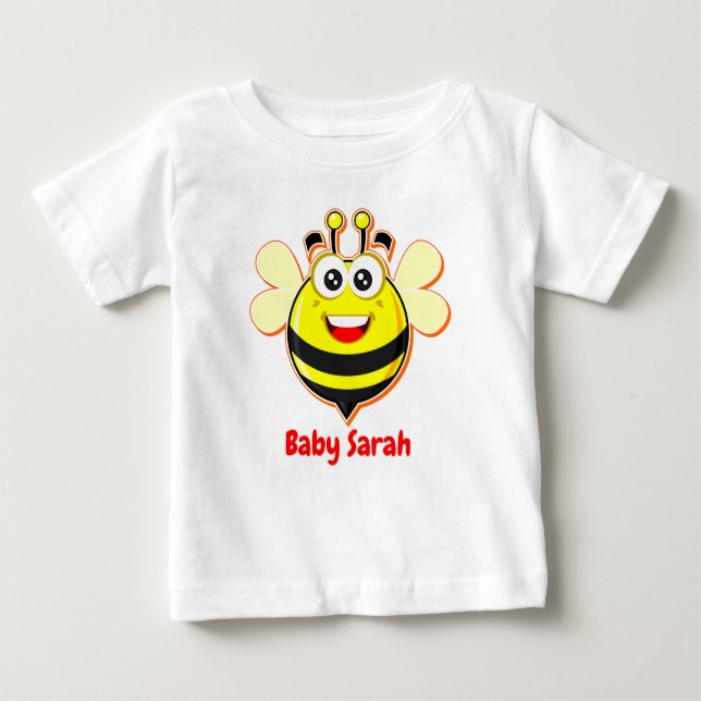 Camiseta Para Bebê Gráfico de Cubo Adorável e Cubo de Selo (Frente)
