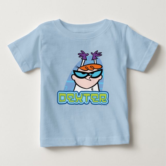 Camiseta Para Bebê Gráfico do nome do caractere do Dexter (Frente)
