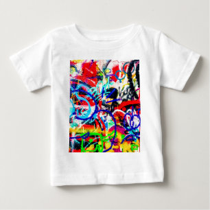 Camiseta Para Bebê Grafites loucos corajosos