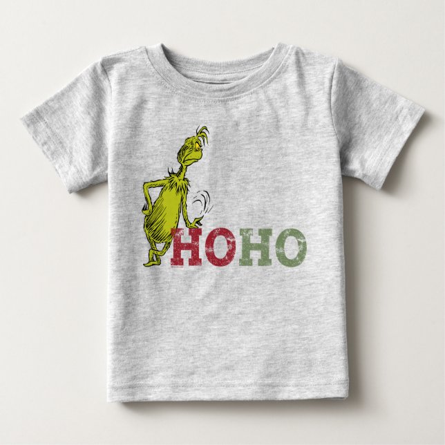 Camiseta Para Bebê Gralha | Ho Ho (Frente)