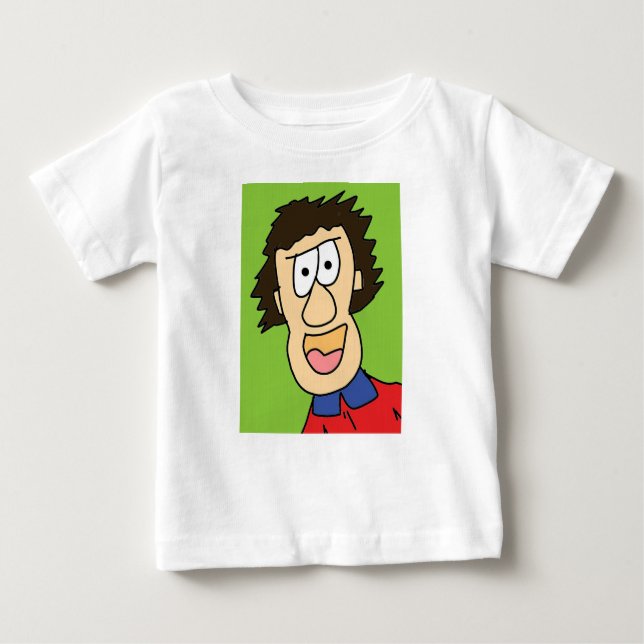 Camiseta Para Bebê grampa jovem (Frente)