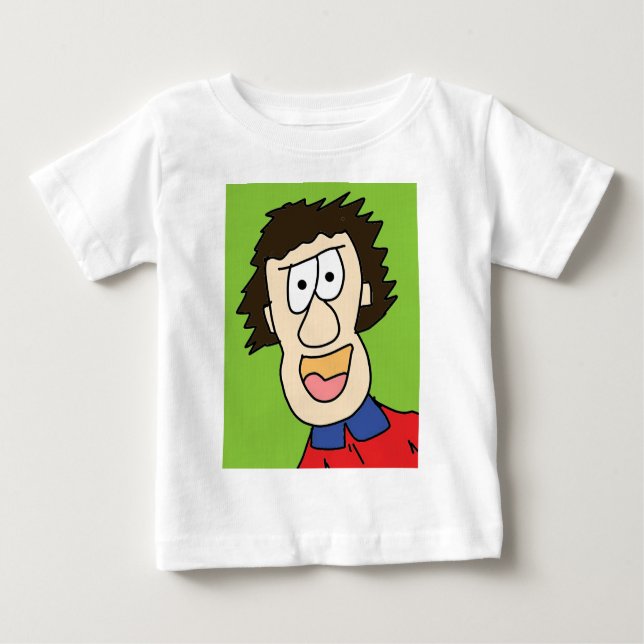 Camiseta Para Bebê grampa jovem (Frente)