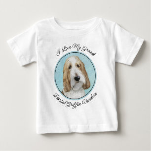 Camiseta Para Bebê Grand Basset Griffon Vendeen - Original Dog Art Ba