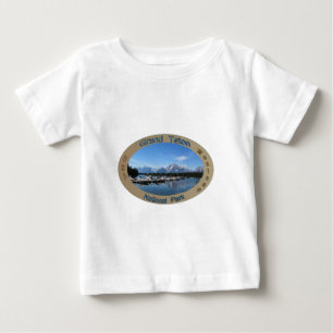 Camiseta Para Bebê Grand Teton, EUA, parque nacional de Montana