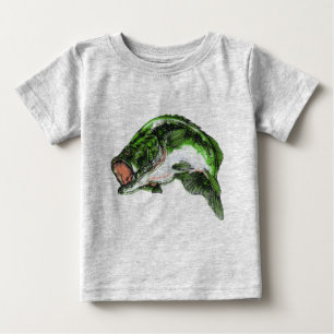 Camiseta Para Bebê Grande baixo da boca