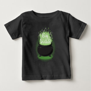 Camiseta Para Bebê Grande Bruxa Irmão