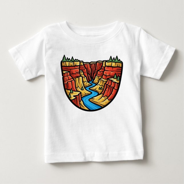 CAMISETA PARA BEBÊ GRANDE CANYON (Frente)