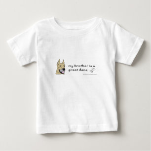 Camiseta Para Bebê grande dinamarquês