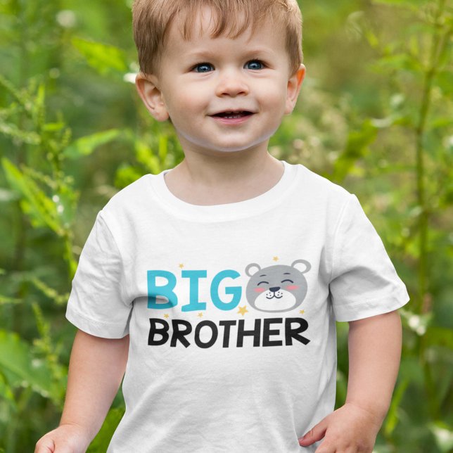 Camiseta Para Bebê Grande Irmão (Criador carregado)