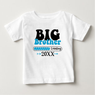 Camiseta Para Bebê Grande Irmão Carregando 2024