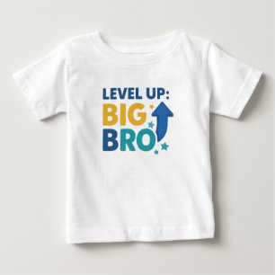 Camiseta Para Bebê Grande Irmão Legal e Divertido Irmão Mais Velho
