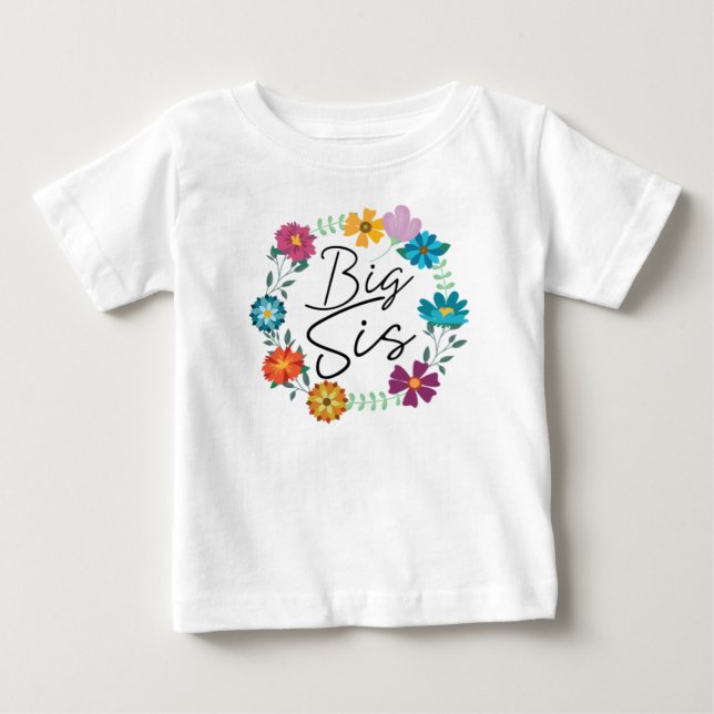 CAMISETA PARA BEBÊ GRANDE SIS (Frente)